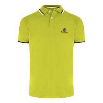 Aquascutum Active Katoenen Polo Geel