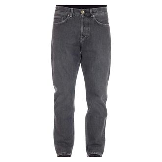 Eleventy Slim-fit jeans - Heren - Jeans - Grijs - Maat: W32 Katoen
