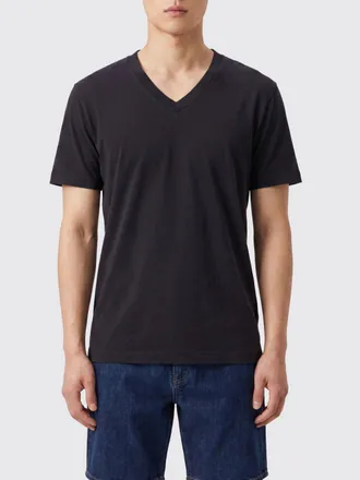 James Perse T-shirt a v basic in cotone