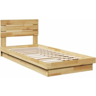 vidaXL Estructura De Cama Con Cabecero Sin Colch&oacute;n 100x200 Cm Vidaxl