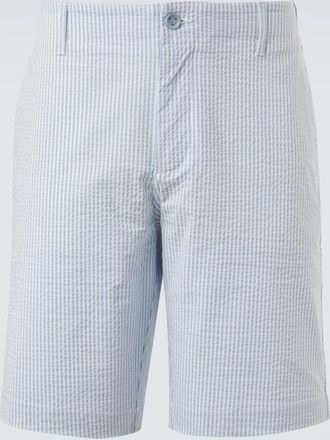Vilebrequin Brad striped seersucker Bermuda shorts