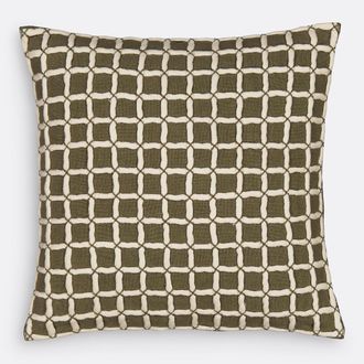 La Redoute Interieurs Kussenhoes met ruiten 40x40 cm, Grid