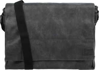 Camel Active Messenger Bag in Leder-Optik in Black, Größe 1