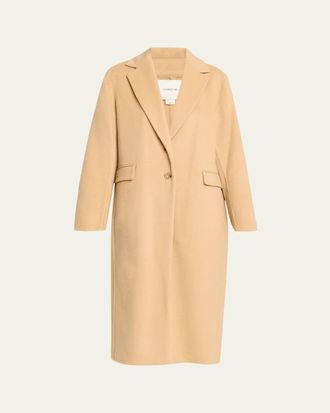 Vince Cashmere-Wool Single-Breasted Coat