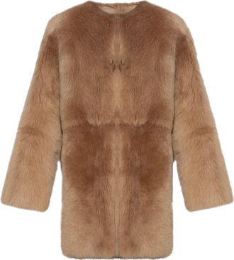 Fabiana Filippi shearling jacket - women - Sheep Skin/Shearling - 40 - Neutrals