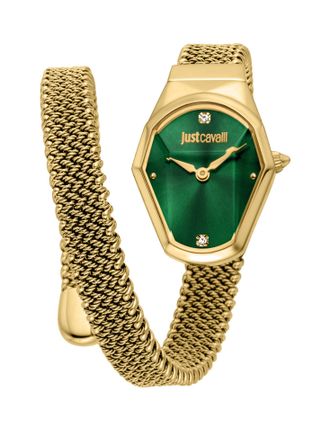 Just Cavalli Womens Snake 316L Stainless Steel Watch