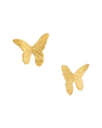 Oscar De La Renta Butterfly Earrings