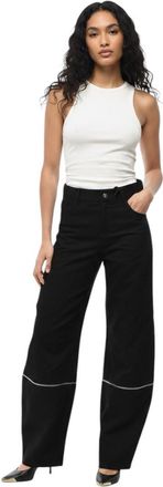 Moncler Black Straight Fit Pants