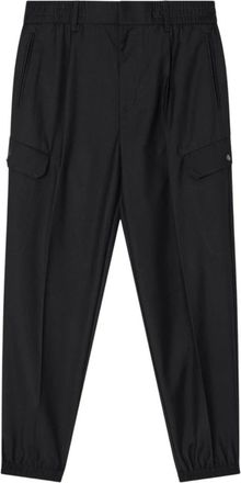 A|X Armani Exchange Mannen Reguliere Broeken Eigentijdse Stijl - Heren - Slim Fit Broeken - Zwart - W33 - Polyester - Broeken