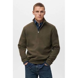 Mango sweater donkergroen