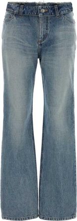 Alexander McQueen Blue Regular Mid Rise Jeans