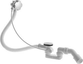 Duravit Duravit Accesorios - Conjunto De Desag&uuml;e Y Rebosadero Bowden 530 Mm, Cromo 790225000001000