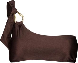 Zimmermann Bruine Bikinitop met Verstelbare Bandjes - Dames - Bikinis - Bruin - S - Badmode
