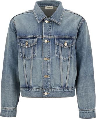 Fear of God Klassiek Truckerjack - Heren - Spijkerjassen - Blauw - S - Katoen - Jassen