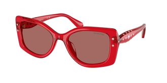Swarovski SK6058U 110369 Womens Sunglasses Red Size 54