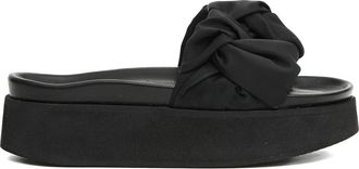 INUIKII Platform Sandalen - Dames - Sandalen - Zwart - 39 EU - Schoenen