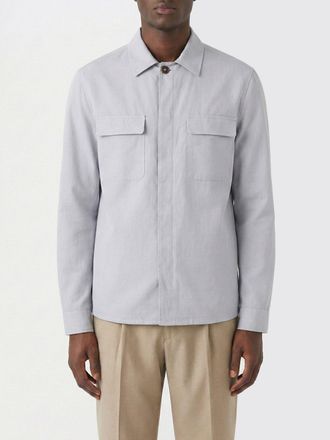 Eleventy Giacca camicia in misto lino Eleventy