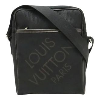 Louis Vuitton Pre-owned Cross Body Bags, female, Black, Size: ONE SIZE Pre-owned Damier Geant Shoulder Bag