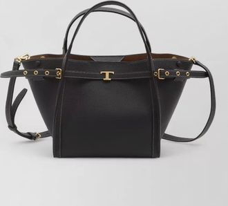 Tod's small leather tote bag shoulder strap