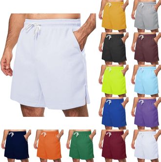 Generic Mens 3 Inch Running Shorts Gym Training Bodybuilding Shorts Breathable Mesh Sports Short Mens Lightweight Gym Short Quick Dry Sport Workout Training F