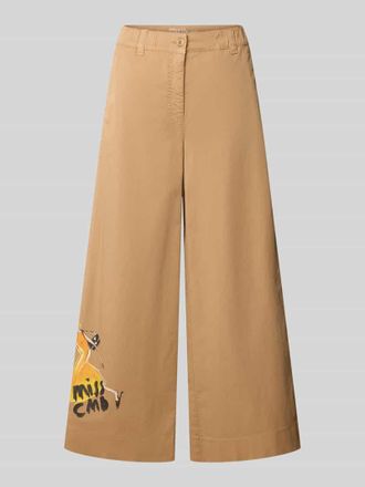 Cambio Stoffhose in verk&uuml;rzter Passform Modell CLEMENTINE in Camel, Gr&ouml;&szlig;e 44