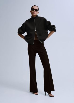Mango Giubbotto bomber oversize nero - Donna - S - MANGO
