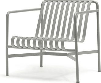 HAY Palissade Lounge Chair Low, hellgrau