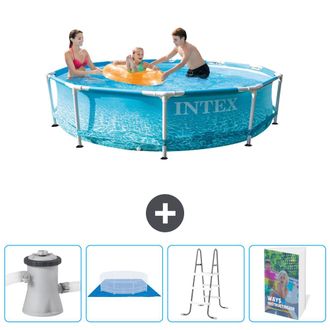 Intex Piscina Con Estructura Redonda - 305x76 Cm - 5-piezas Scb122