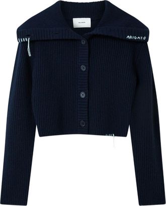 Axel Arigato Cardigan Celine a coste - Blu