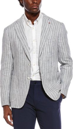 Isaia Linen & Silk-Blend Jacket