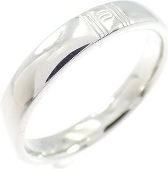Herm&egrave;s White Gold (18K) Band Ring (Pre-Owned)
