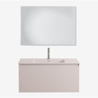 Sklum Conjunto De Mueble De Ba&ntilde;o En Madera Con Lavabo Integrado Macrae Sklum