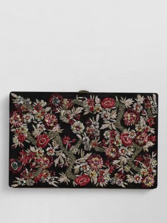 Dolce & Gabbana devotion suede leather clutch bag