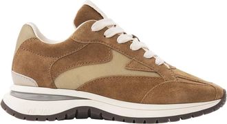 VIA VAI Usher Riggs Sneaker - Dames - Sneakers - Bruin - 40 EU - Leer - Schoenen