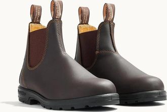Blundstone Classics 550 Boots MensWalnut Brown Leather Ankle Chelsea ZAP2546