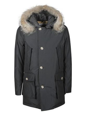 Woolrich Black Arctic Detachable Fur Parka