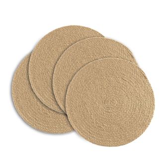 AM.PM Set van 4 placemats van jute, Djutt, door Val&eacute;rie Barkowski