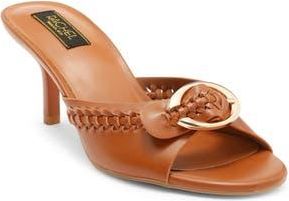 Rachel Roy Maggie Buckle Slide Sandal in Tan at Nordstrom Rack, Size 6.5