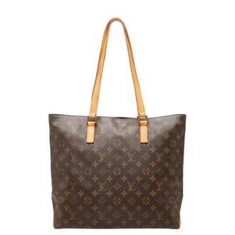 Louis Vuitton Monogram Brown Pvc Leather Shoulder Bag Tote Bag (Pre-Owned)