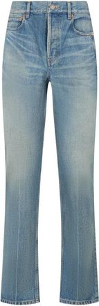 Saint Laurent Jeans - Dames - Bootcut Jeans - Blauw - W29 - Jeans