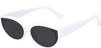 Generic Outdoor Mens Vacation Sunglasses Vacation Sport Driving Sun Glasses(White)