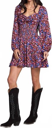 Saltwater Luxe Daliana Mini Dress In Multi Floral
