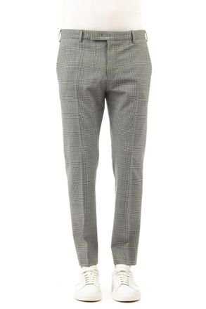 Pantaloni Torino Prince of Wales Wool Trousers Fit Ten