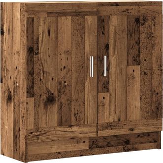 vidaXL Libreria Legno Antico 82,5x30,5x80 Cm In Truciolato - Vidaxl