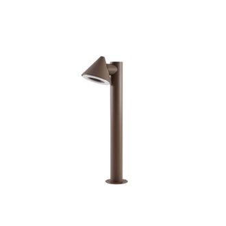 Lindby L&aacute;mpara para exterior de metal marr&oacute;n