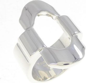 Herm&egrave;s Silver Silver 925 Band Ring (Pre-Owned)