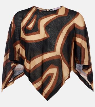 Pucci Labirinto wool-blend blouse