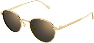 Cartier Zonnebril - unisex - Zonnebrillen - Geel - 51 MM - Nylon - Accessoires