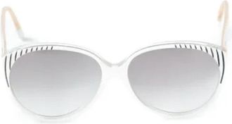 Balenciaga Pre-owned Acetate sunglasses - Dames - Vintage Accessoires - Wit - ONE Size - Vintage