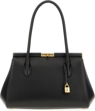 Dolce & Gabbana Shoulder Bags - Dames - Handtassen - Zwart - ONE Size - Leer - Tassen